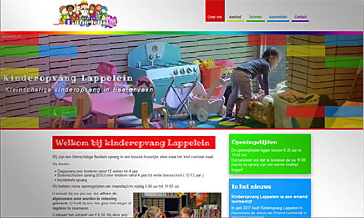 Nieuwe site voor startende kinderopvang