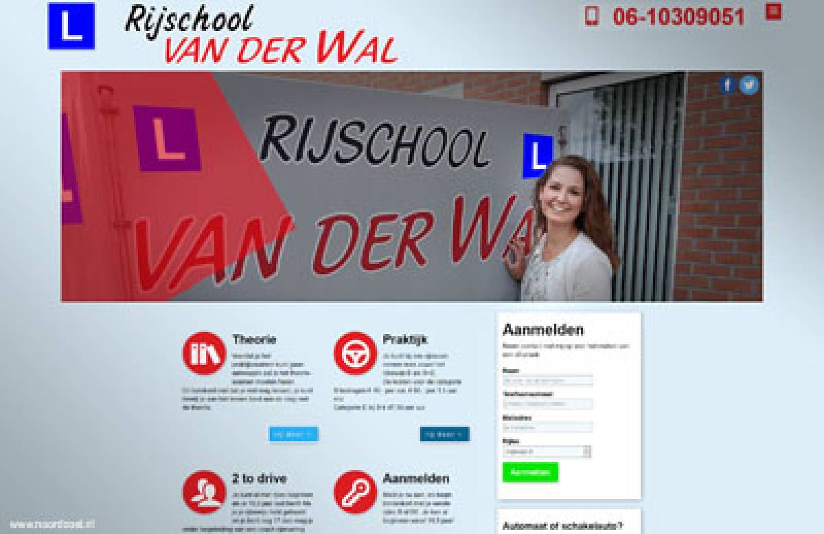 Geslaagde website voor rijschool