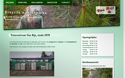 Nieuwe website Tuincentrum Van Rijs Rottum door Noordoost.nl Heerenveen